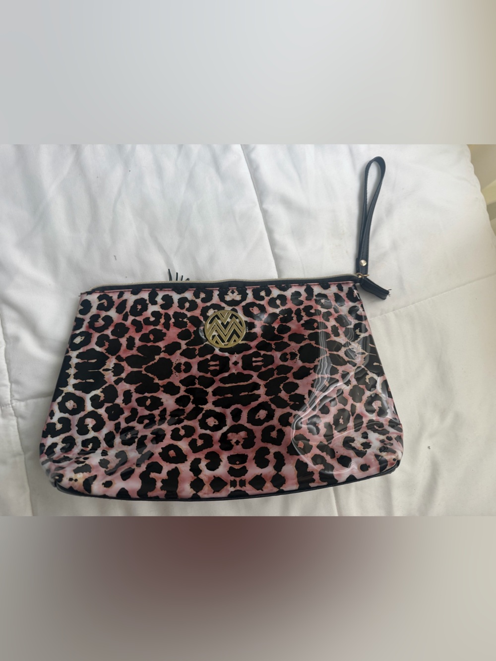 Leopard Wristlet Clutch